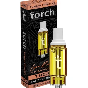Durban Princess Torch THC-A Live Resin Diamonds 510 Cartridge 3.5G