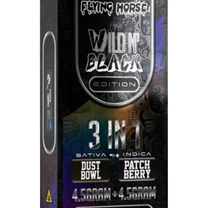 Dust Bowl | Patch Berry Flying Horse Wild'N Black 3in1 Vape 9G