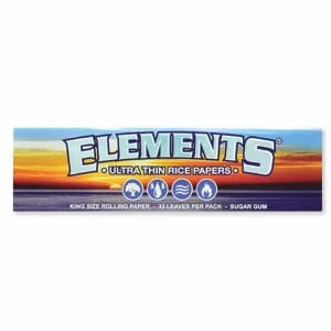 Elements Ultra Rice Paper King Size Rolling Papers 5 Pack