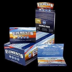Elements Ultra Thin Single Wide Rice Rolling Papers - 25 Pack