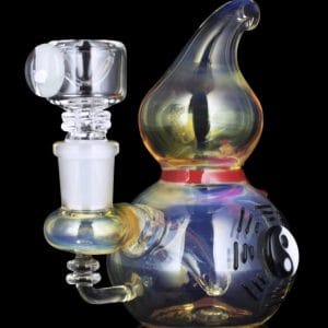 Empire Glassworks ""Great Gourd"" Fumed Mini Rig
