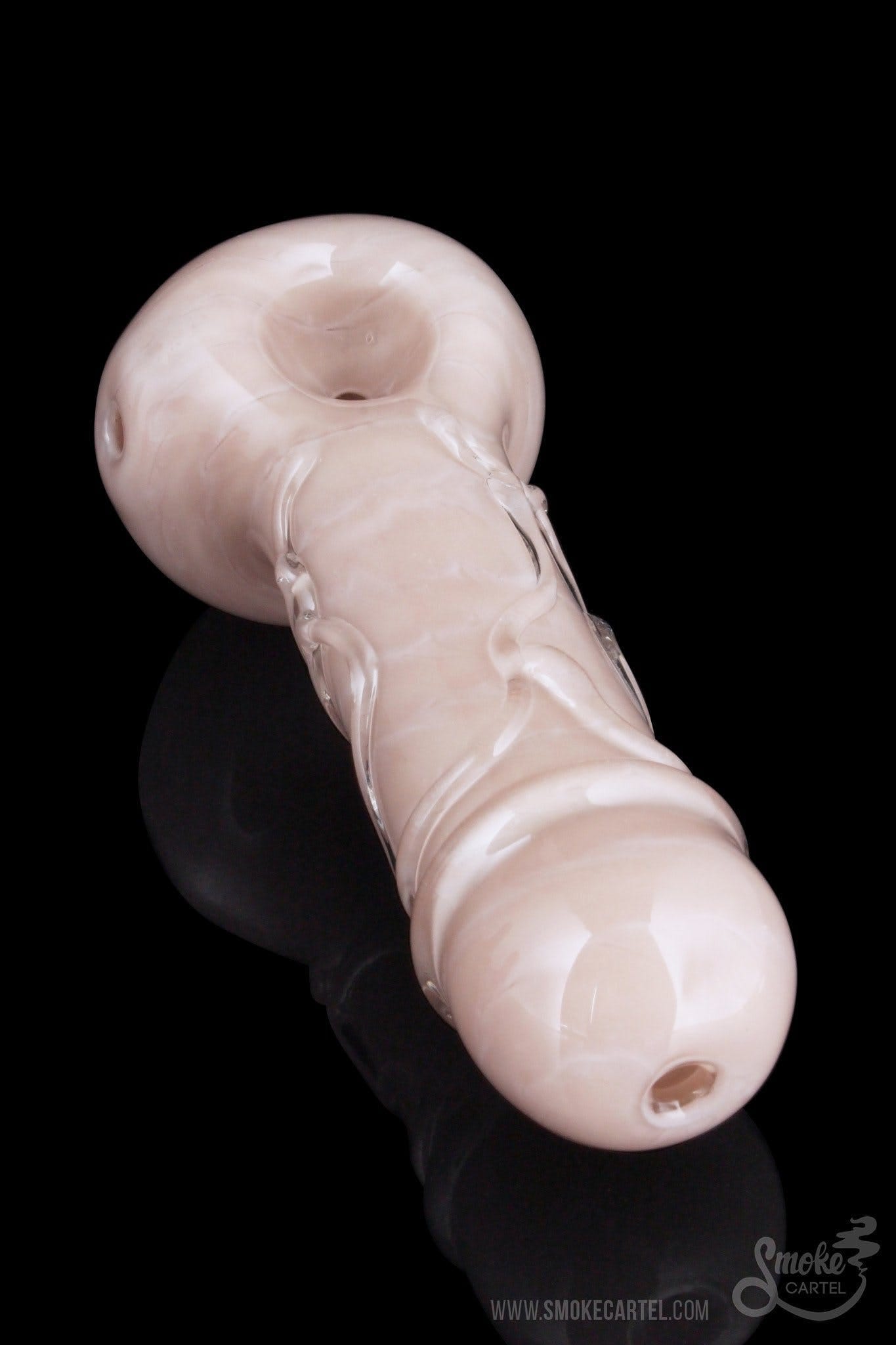Empire Glassworks ""Penis Pipe"" Worked Spoon