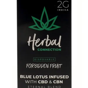 Forbidden Fruit Herbal Connection Blue Lotus Infused Eternal Blend Vape 2G