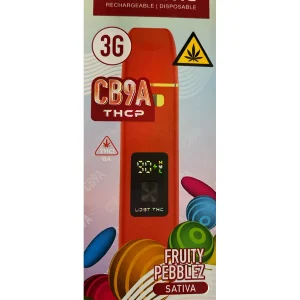 Fruity Pebblez Lost THC CB9A V4 Disposable 3G