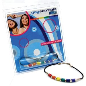 Gaysentials Rainbow Aluminum Tube Bracelet