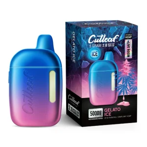 Gelato Ice Cutleaf Live Rosin Disposable Vape 5G