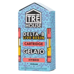Gelato Tre House Live Resin Delta 8 Cartridges 1G