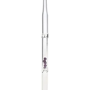 Glass Dab Tool With Purple Diamonds