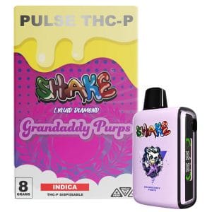 Granddaddy Purps Shake Pulse THC-P Liquid Diamonds Disposable 8G