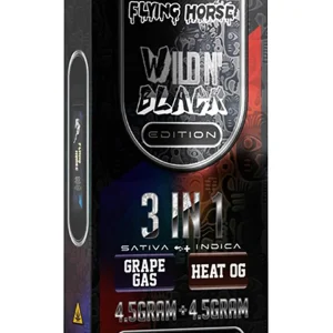 Grape Gas | Heat OG Flying Horse Wild'N Black 3in1 Vape 9G