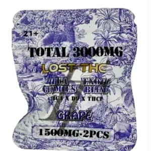 Grape Lost THC THCA x D9 x THCP Gummies 3000MG