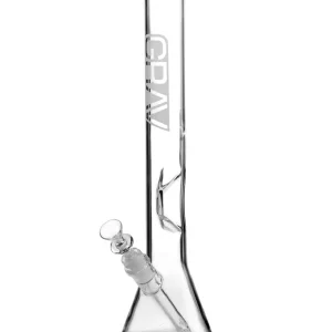 Grav Large Clear Beaker Base Water Pipe
