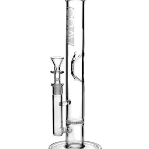 Grav Medium Straight Base With Disc Water Pipe