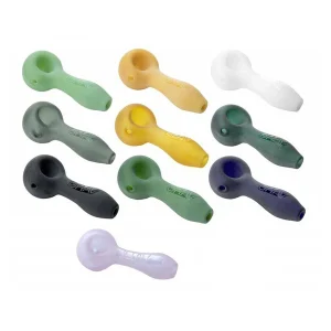 Grav Sandblasted Spoon Hand Pipe