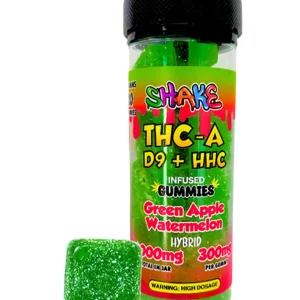 Green Apple Watermelon Shake THC-A | D9 | HHC Infused Gummies 6000mg