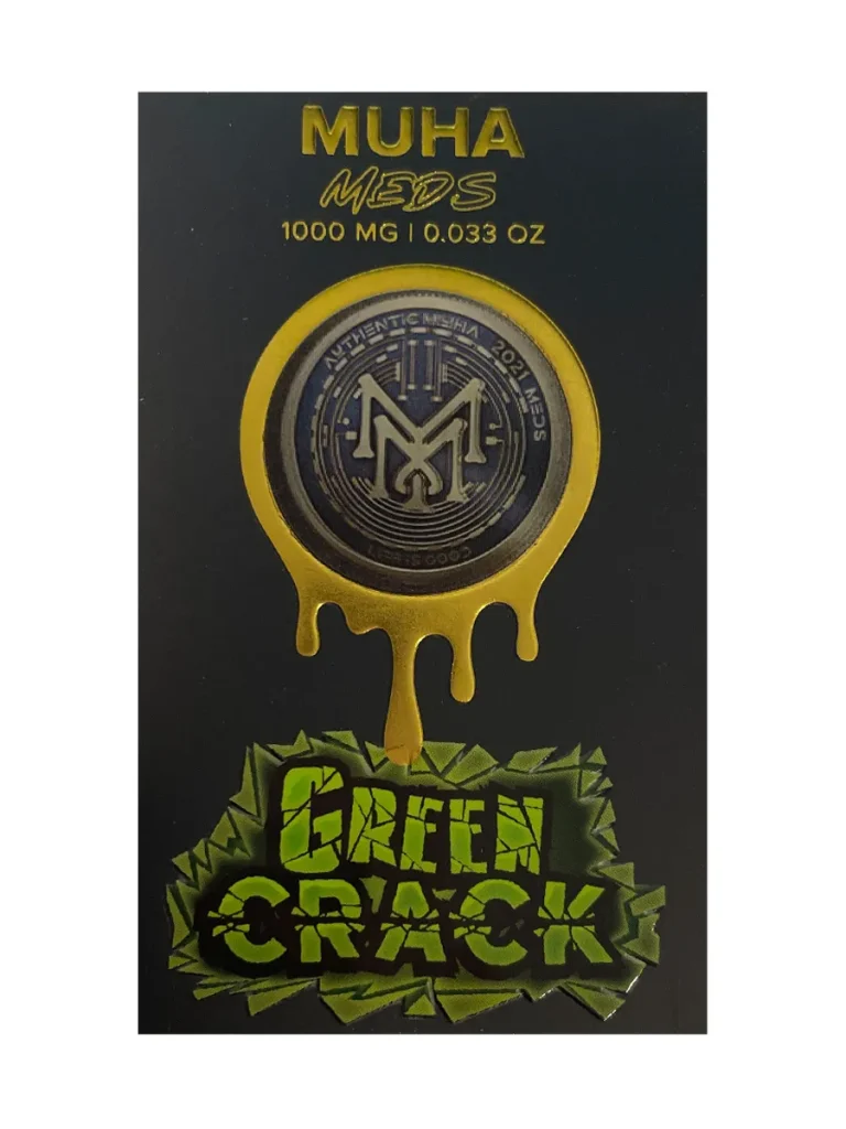 Green Crack Muha Meds Delta 10 Cartridge 1G
