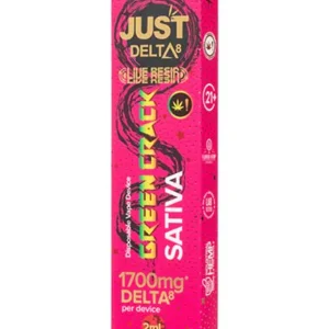 Green Crack Sativa Just Delta 8 Live Resin Vape 2G