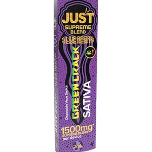 Green Crack Sativa Just Delta Supreme Blend Live Resin Vape 1.5G