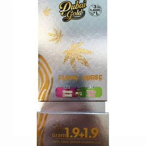 Green Crack | White Gold Flying Horse Dubai Gold Disposable 3.8G