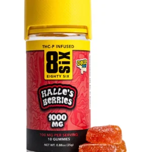 Halle's Berries 8SIX THC-P Infused Gummies 1000 MG