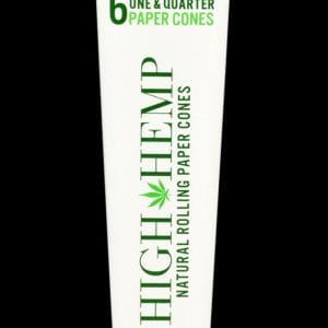 High Hemp Rolling Paper Cones - 32 Pack