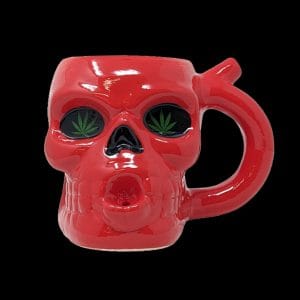 High Point Ceramic Skull Mug Pipe