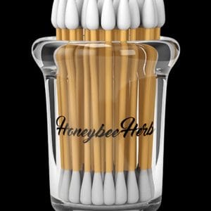 Honeybee Herb Dab Swab Holder Jar