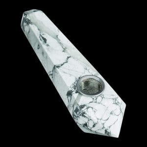 Howlite Stone Pipe