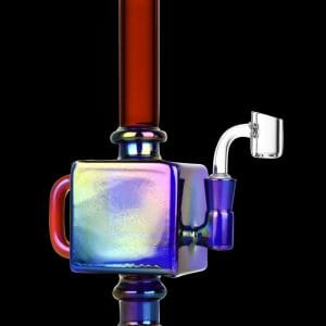Iridescent Teapot Cube Inline Rig