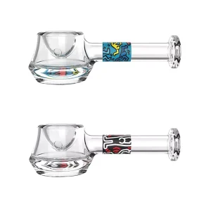 K.Haring Glass Spoon Pipe