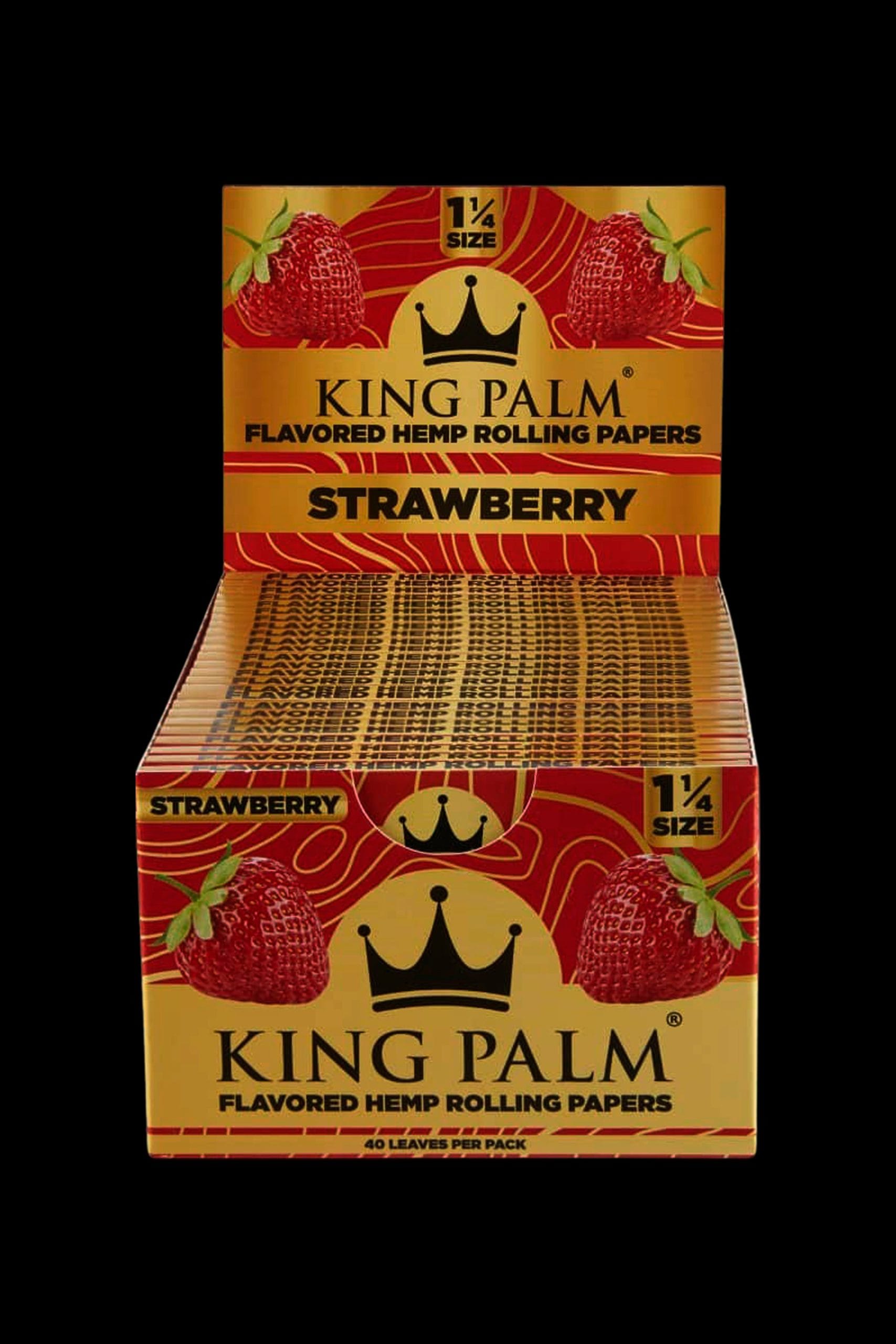 King Palm Flavored Hemp Rolling Papers 50ct Display 1 Size