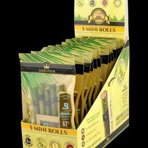 King Palm Mini Rolls Wrap Pouches - 75 Pack