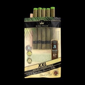 King Palm XXL Natural Pre Roll Palm Leaf Tubes - 5 Pack