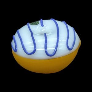 LA Pipes The ""Frosted Donut"" Glass Pipe