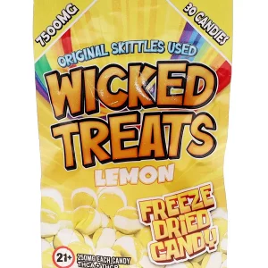 Lemon Wicked Treats Freeze Dried THCA | THCP Candy 7500mg