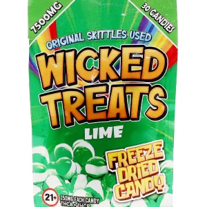 Lime Wicked Treats Freeze Dried THCA | THCP Candy 7500mg