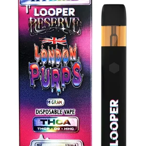 London Purps Looper Reserve THCA Disposable 1G