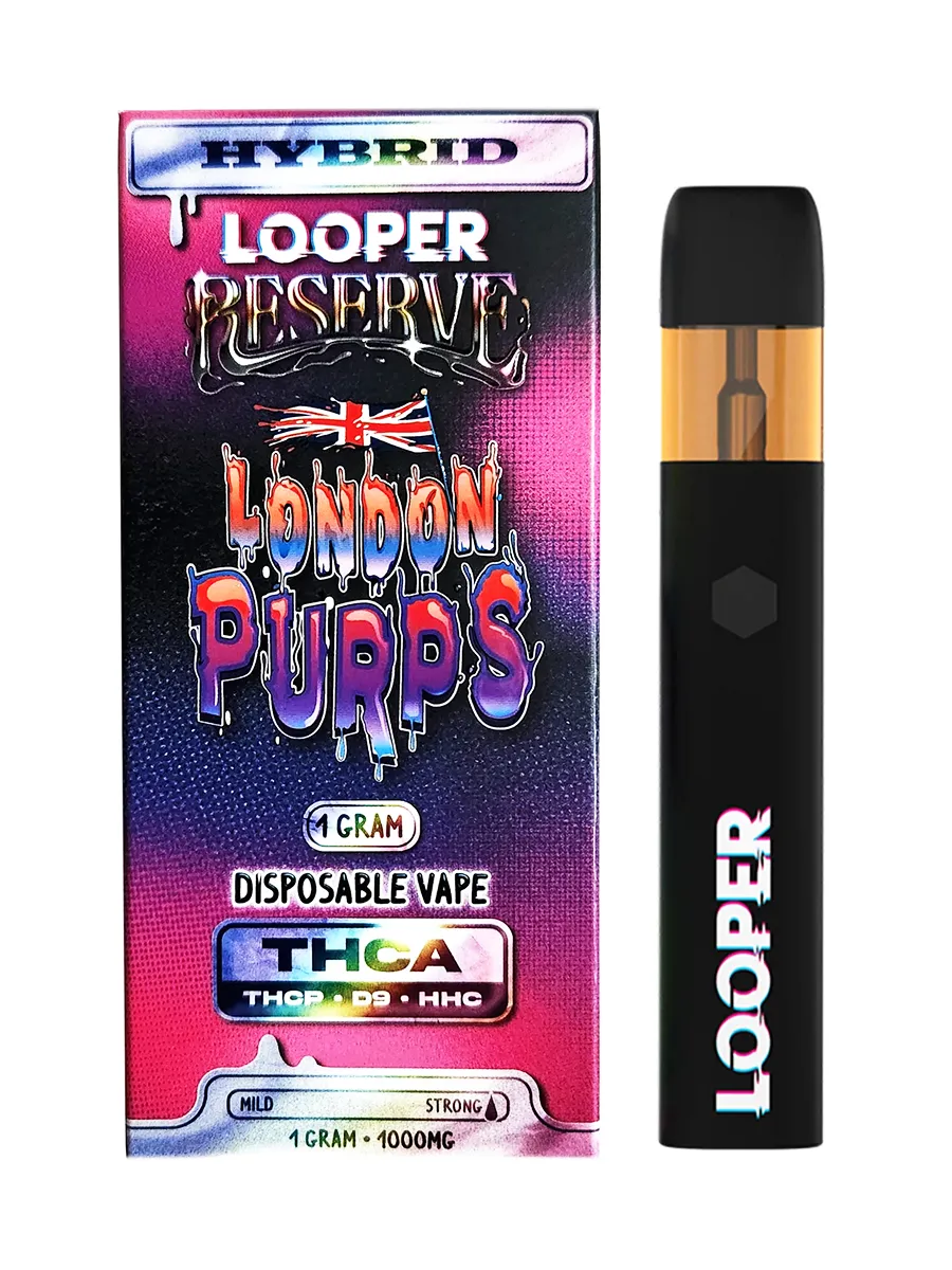 London Purps Looper Reserve THCA Disposable 1G
