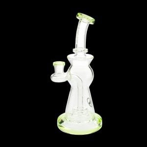 MAV Glass Beam Puck Perc Bent Neck Water Pipe