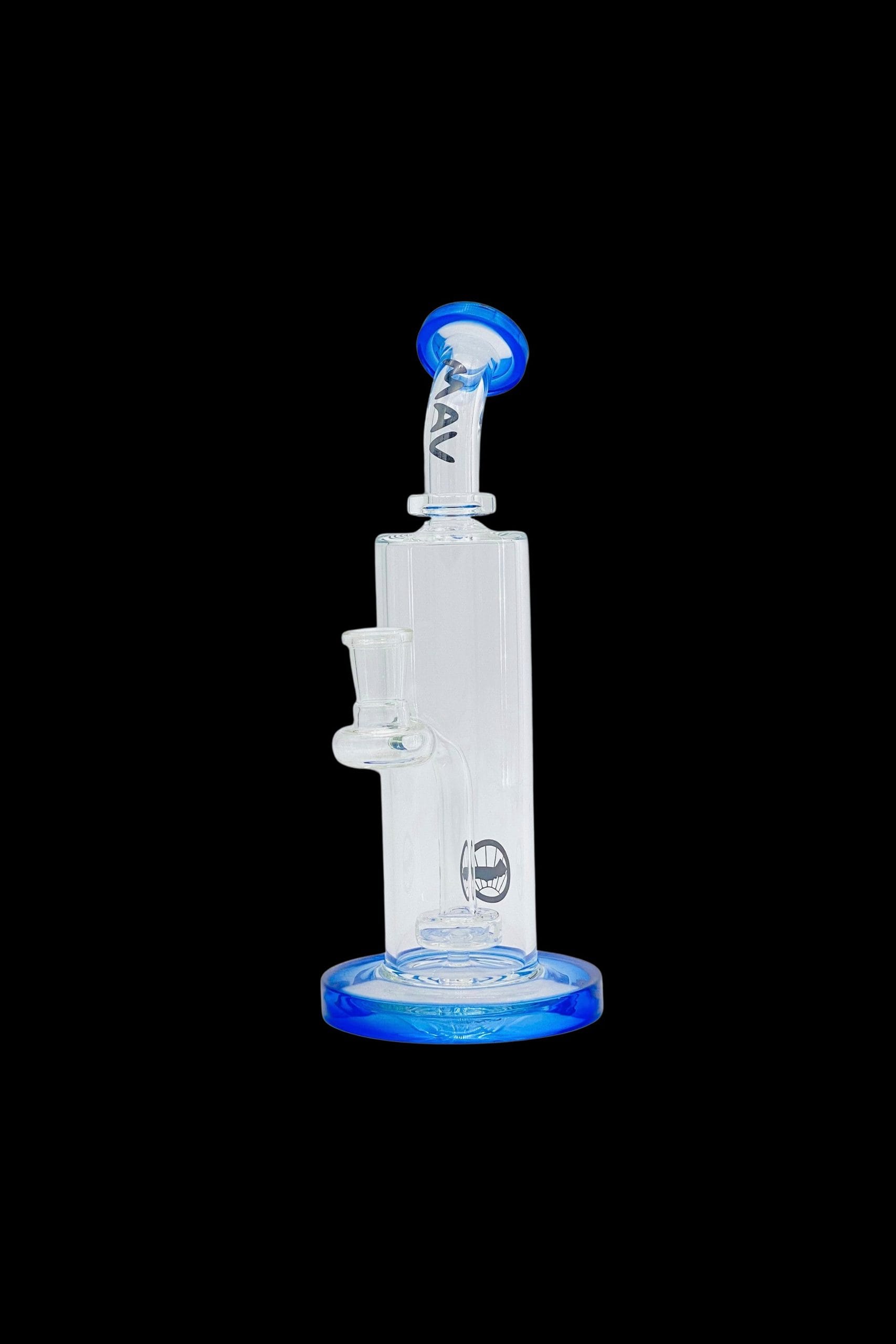 MAV Glass Bent Neck 3-Hole Puck Bay Rig