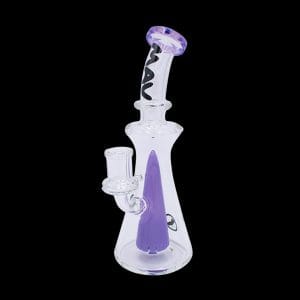 MAV Glass Bent Neck Long Pyramid Water Pipe