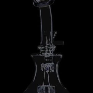 Mini Hourglass Bong with Showerhead Diffuser - 6 Inch