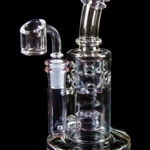 Mini Inverted Honeycomb Perc Swiss Dab Rig - The Popper