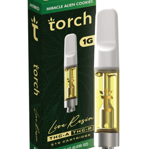 Miracle Alien Cookies Torch Live Resin THC-A + THC-P 510 Cartridge 1G