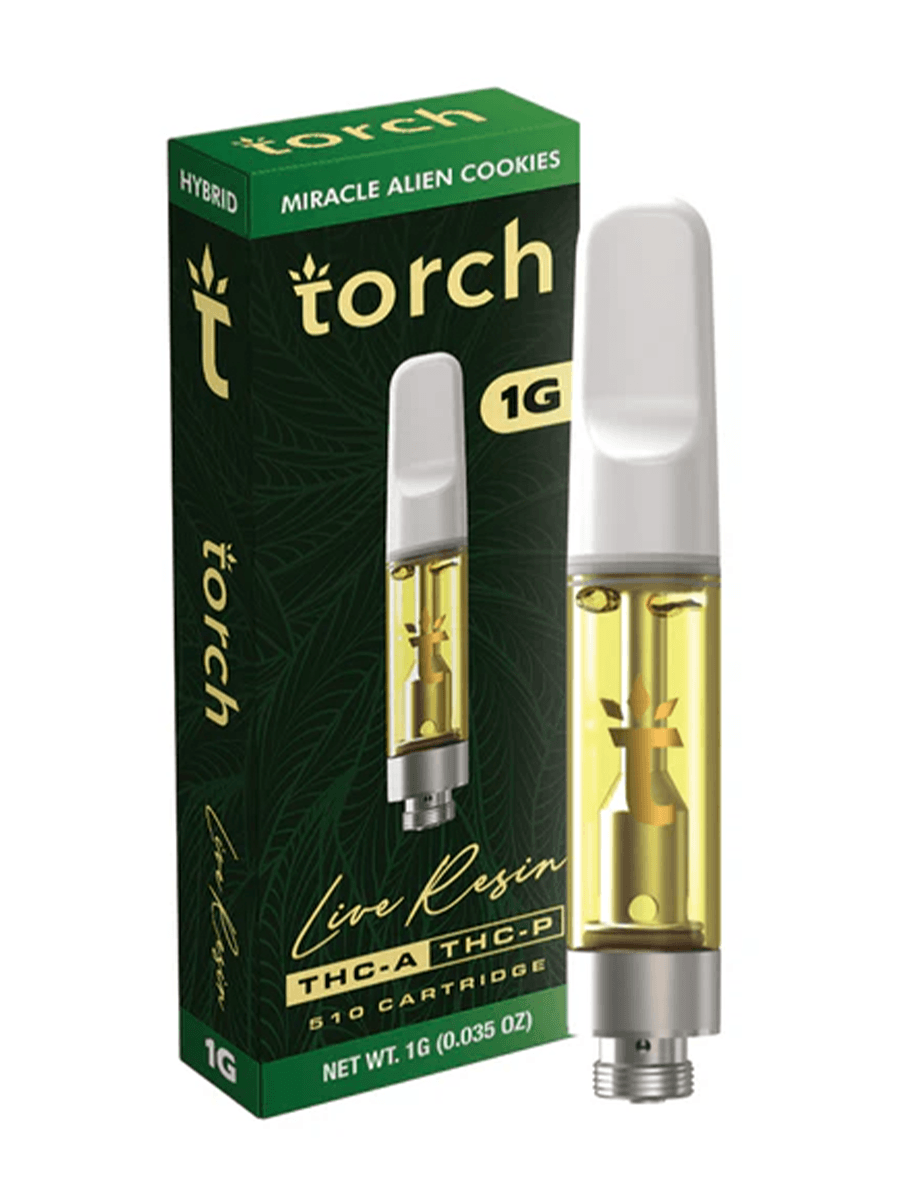 Miracle Alien Cookies Torch Live Resin THC-A + THC-P 510 Cartridge 1G