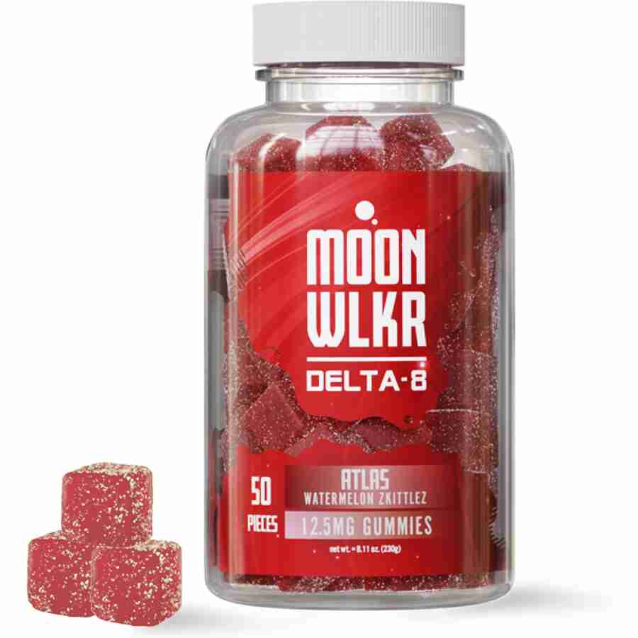 MoonWlkr Watermelon Zkittles Delta 8 Gummies - 50pc (12.5mg)