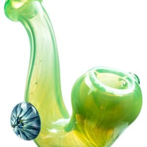 Mushroom Milli Thick Glass Sherlock Pipe