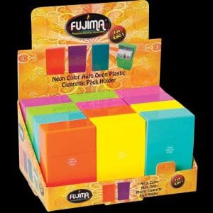 Neon King Size Cig Case - 12 Pack