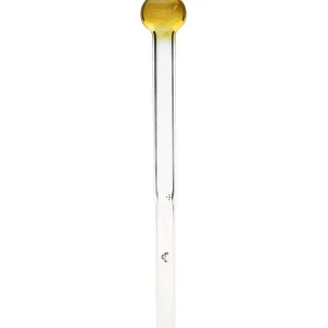 OB Glass Chillum Straw Fumed Yellow