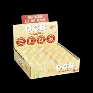 OCB Brown Rice Rolling Papers - 24 Pack